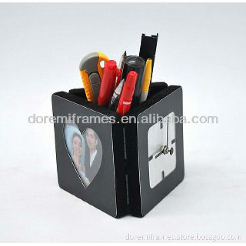 Beautiful and durable pen holder with photo frame